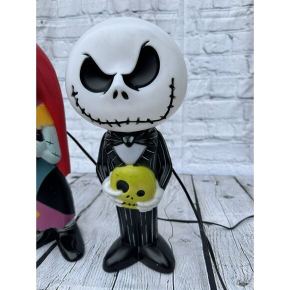 Nightmare Before Christmas Halloween Oogie Sally Jack Skellington Blow Mold Set - Picture 6 of 16